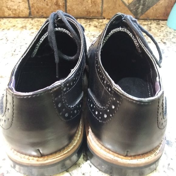 Bar III 'Monte' Mixed Media Wing-Tip Oxfords - Picture 7 of 12